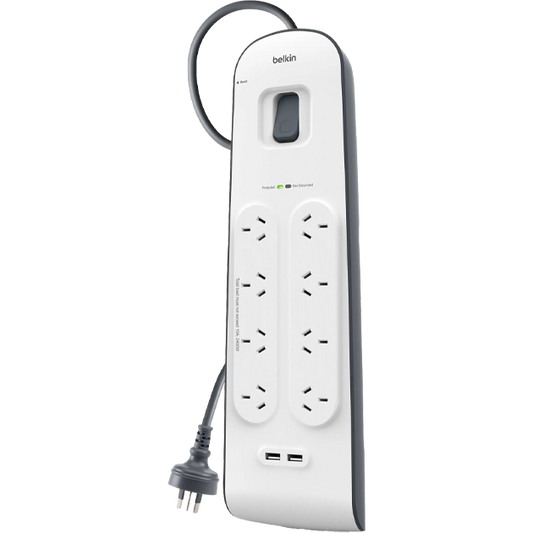 Belkin 8-Outlet 2-Metre Surge Protection Strip