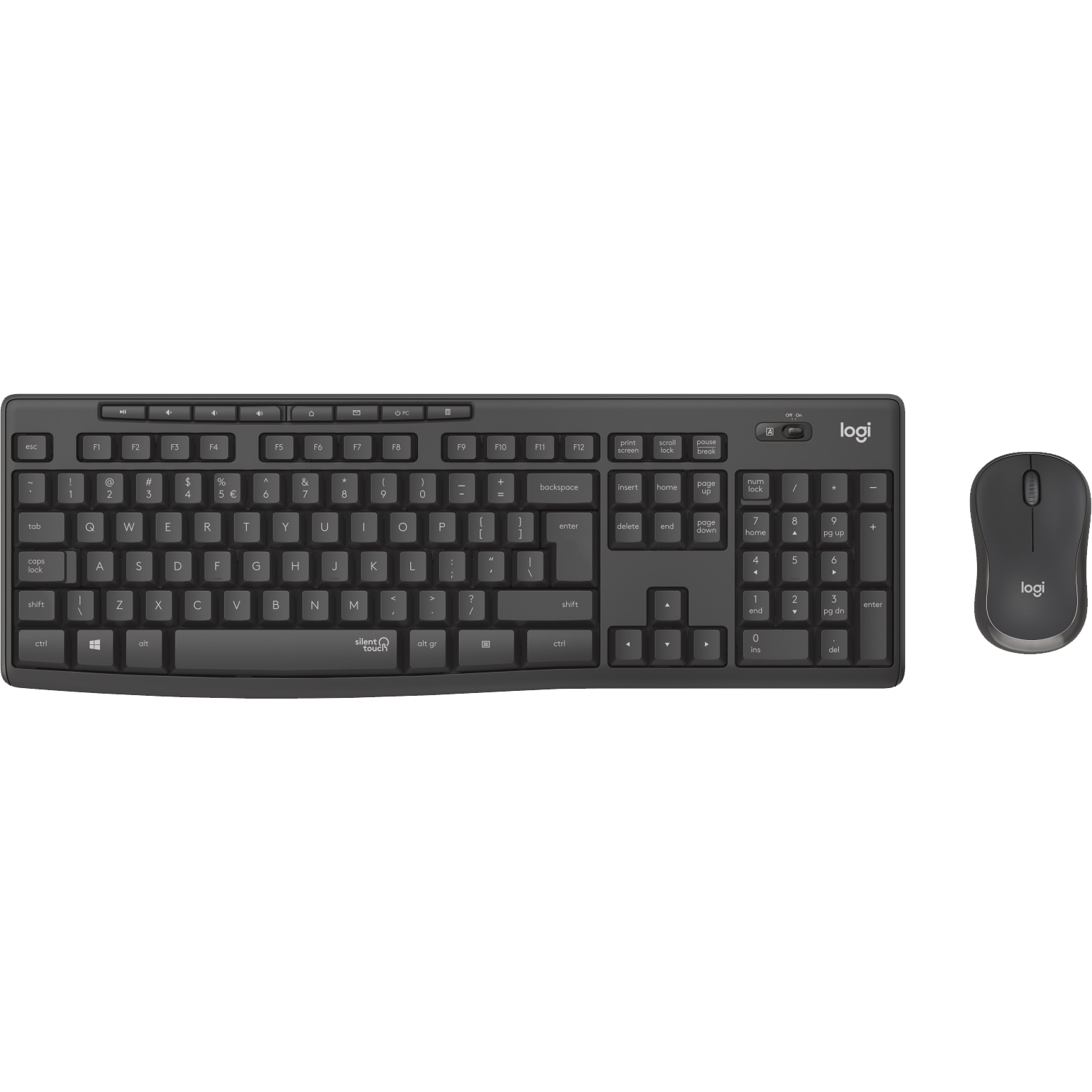 Logitech MK295 Silent Wireless Keyboard & Mouse Bundle