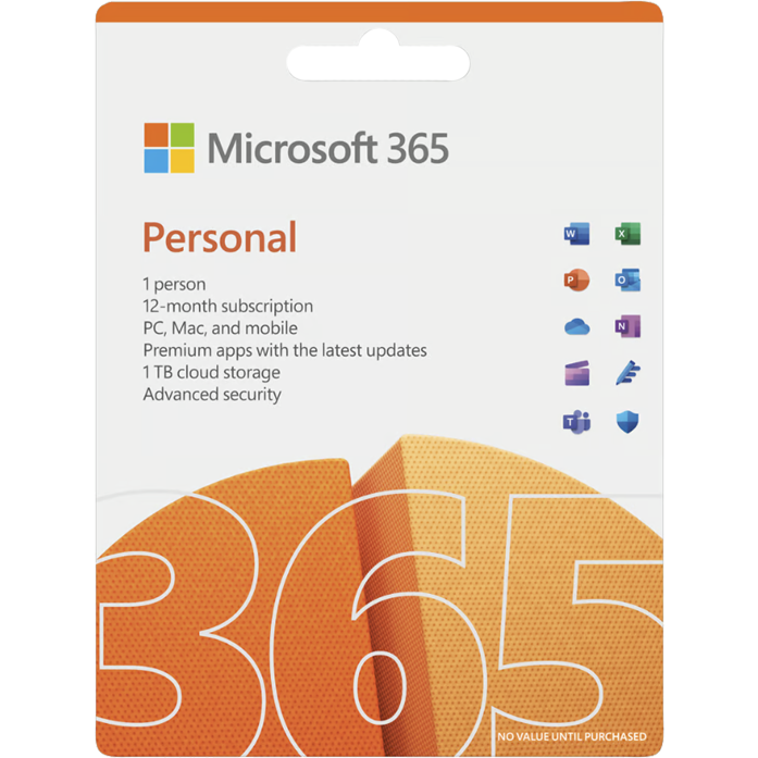 Microsoft 365 Personal: 1 User 1 Year